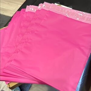 Vibrant Pink Poly Mailers, 10x13, Redi-strip closure, 50 mailers for $10